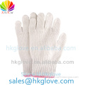 480g Bleach White Cotton Hand Gloves China Manufacturer HKA1011